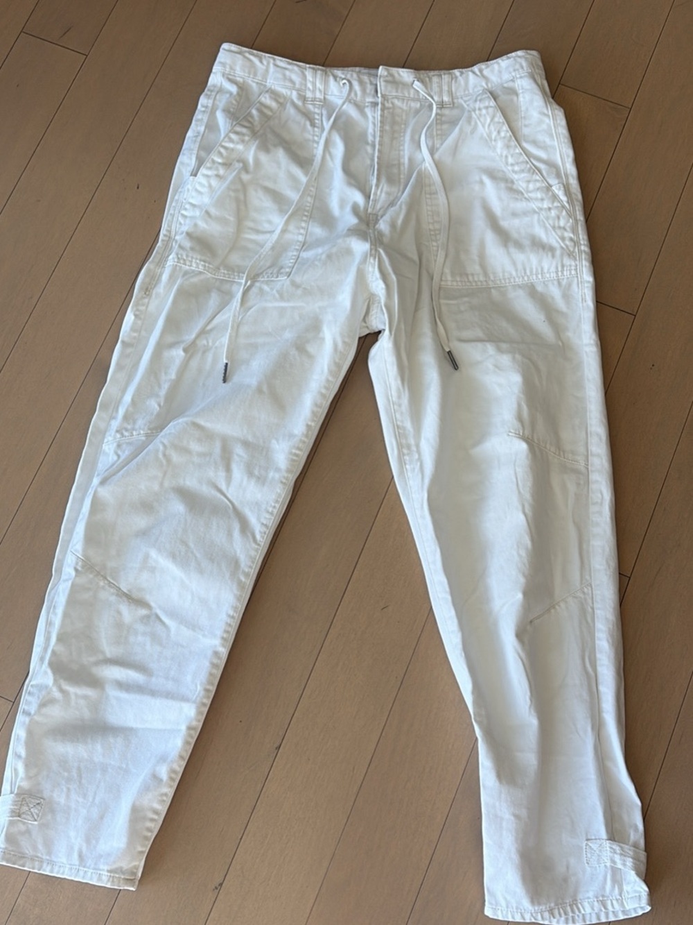 Pistola White Cotton Pants